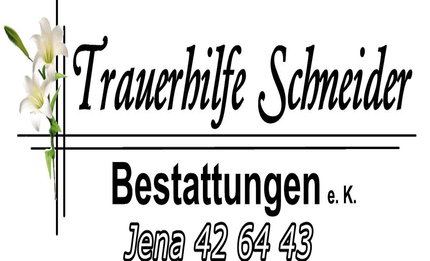 Dieses Bild zeigt das Logo des Unternehmens Trauerhilfe Schneider Bestattungen e. K.